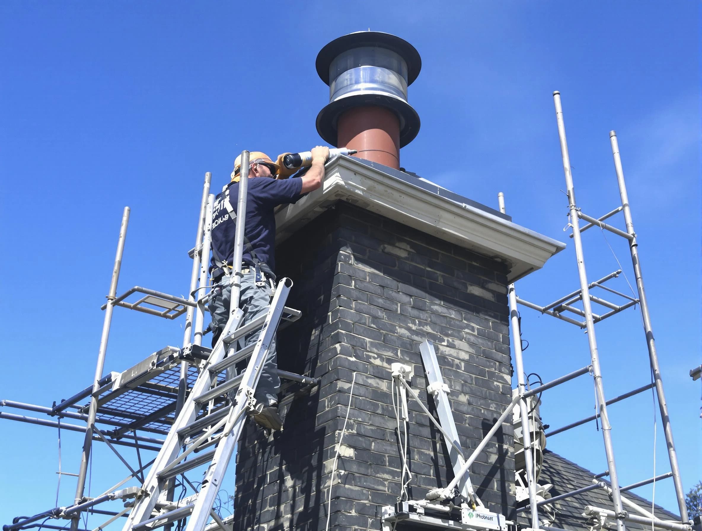 Sturdy chimney crown finished by West Valley City Chimney Sweep in West Valley City, UT