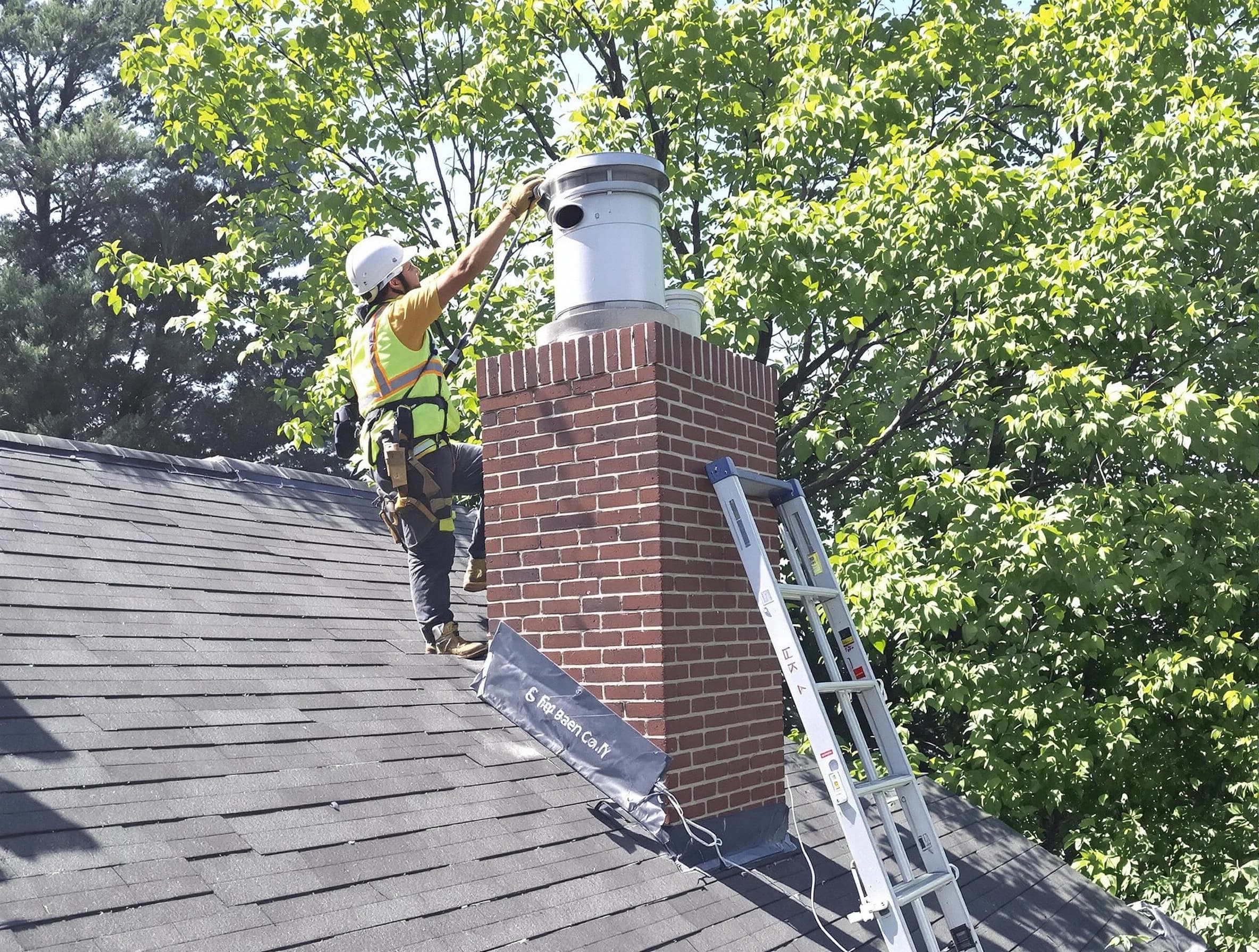 Chimney liner inspection by West Valley City Chimney Sweep in West Valley City, UT