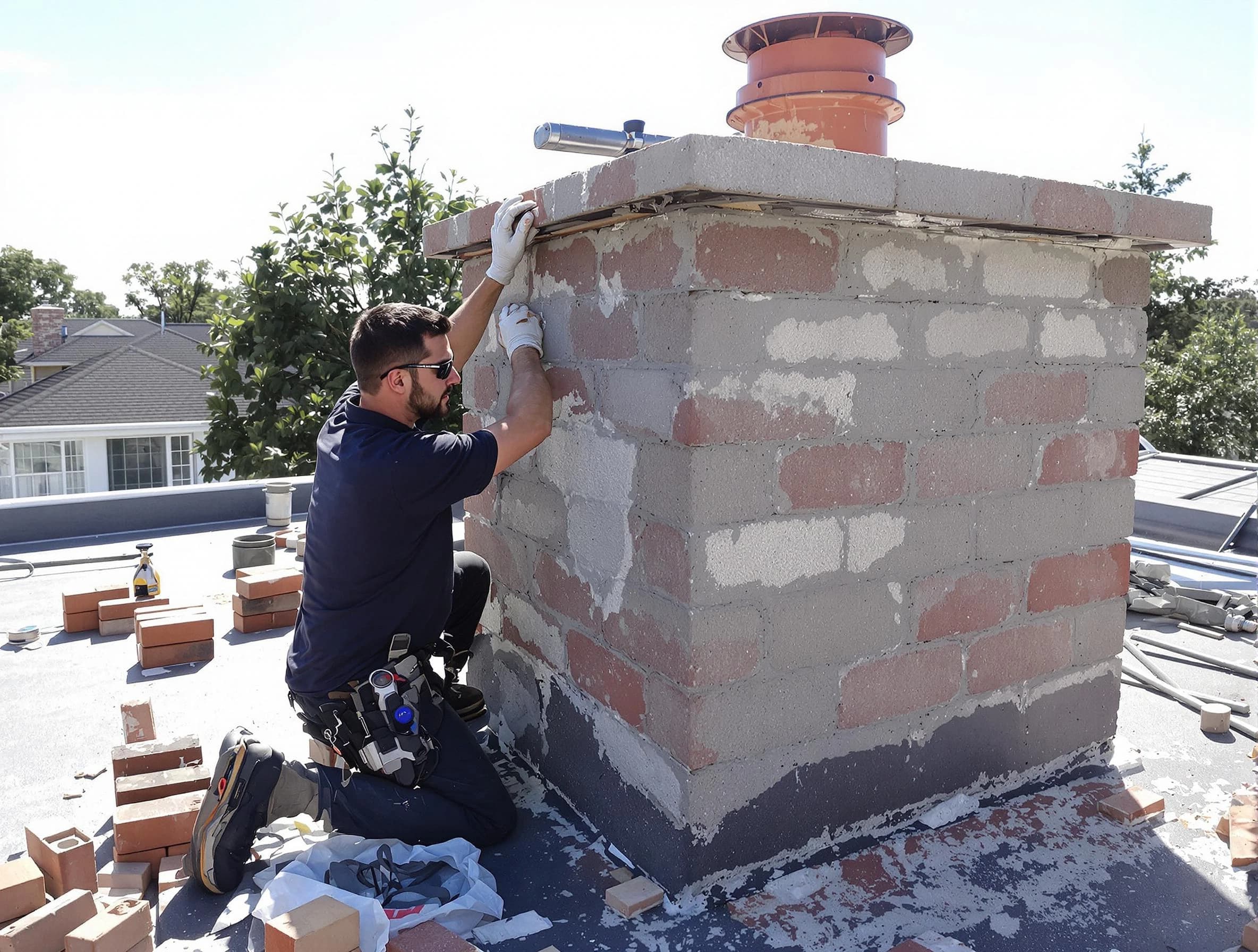Advanced chimney repair process by West Valley City Chimney Sweep in West Valley City, UT