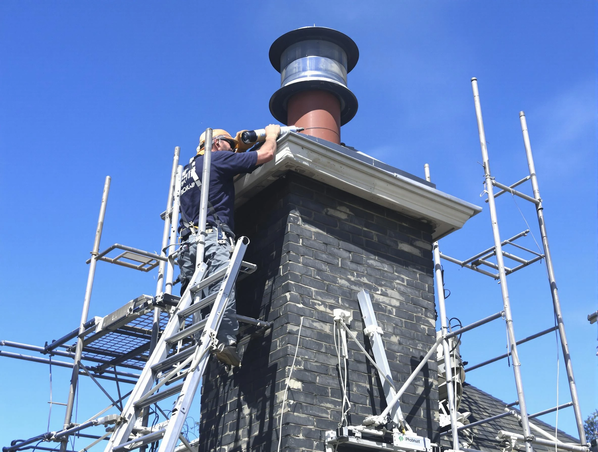 Sturdy chimney crown finished by West Valley City Chimney Sweep in West Valley City, UT